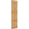 Ekena Millwork Joined Board-n-Batten Shutters w/Z-Bar, Rough Sawn Western Red Cedar, 21 1/2W x 72H, PR RBJ06Z21X072RWR - alternate 2